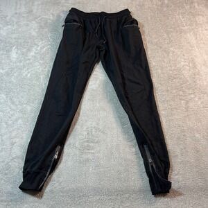Unbranded Joggers Women's Large Black Zippers‎ Pockets Athleisure Training Pants